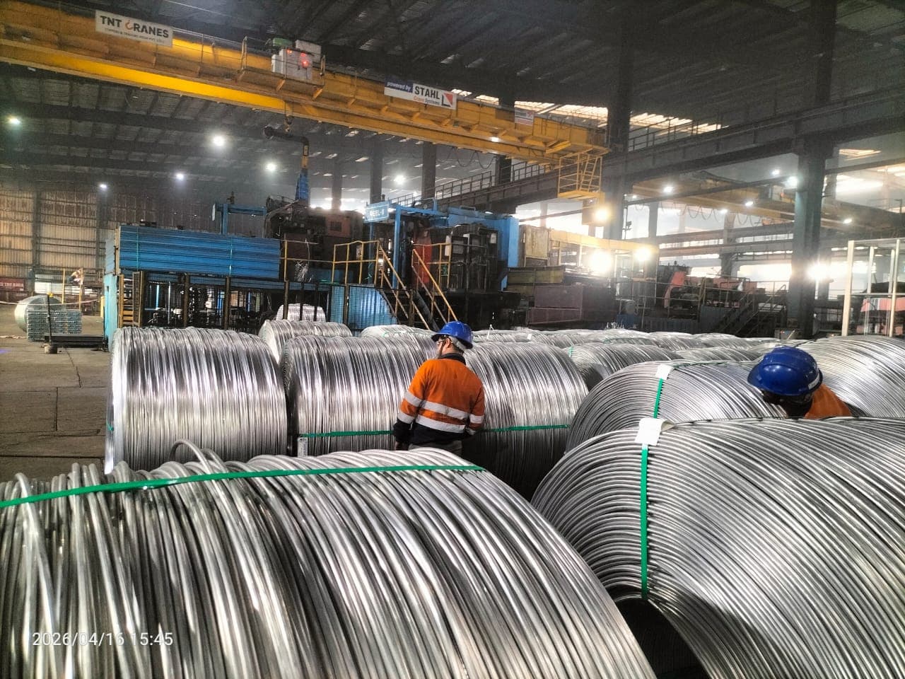 Aluminium wire rod product line