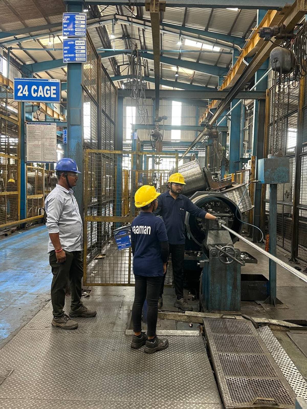 Cable manufacturing setup