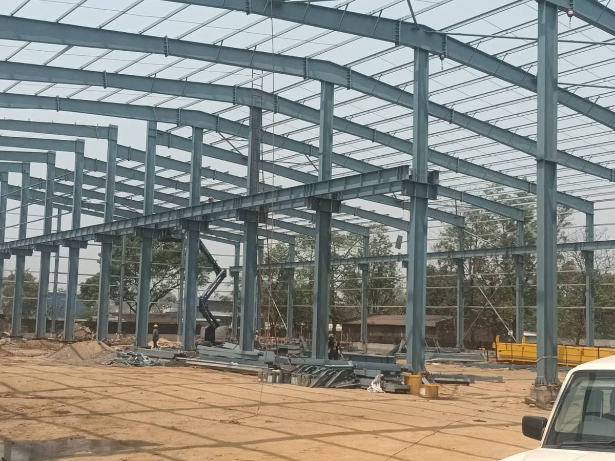 Shed building aerial infrastructure